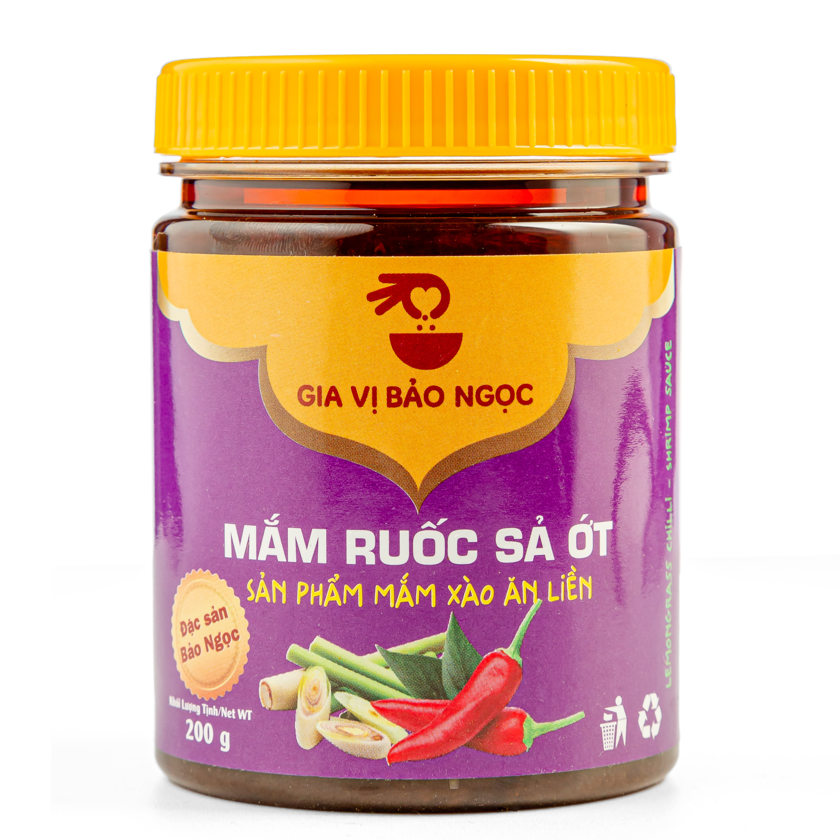 Mắm ruốc sả ớt hũ 200g