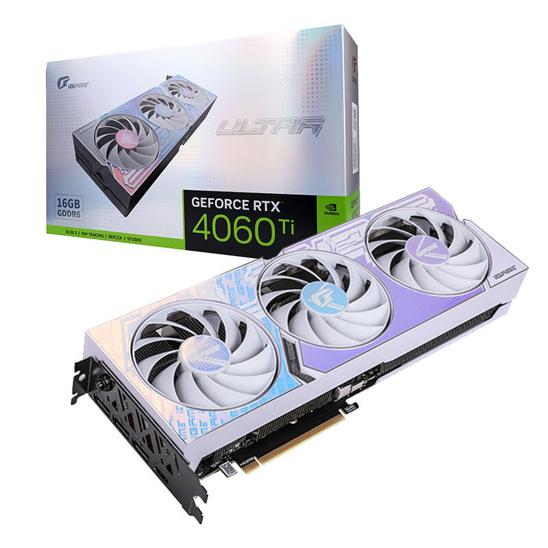 Card màn hình Colorful iGame GeForce RTX 4060 Ti Ultra W DUO OC 16GB-V - Hàng chính hãng