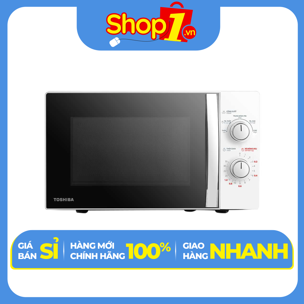 Lò vi sóng Toshiba MWP-MM20P(WH) 20 lít - Hàng chính hãng - Chỉ giao HCM