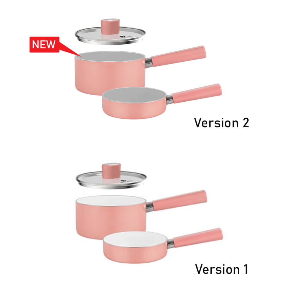 Bộ nồi chảo chống dính 16cm Elmich baby EL-1169AP, Hàng chính hãng, Dùng được nhiều loại bếp - JoyMall