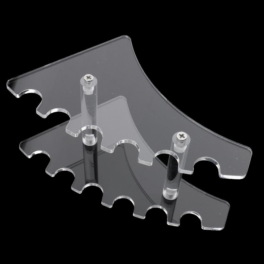 Pencil Pen Acrylic Display Rack Makeup Brushes Tools Organizer Holder Stand