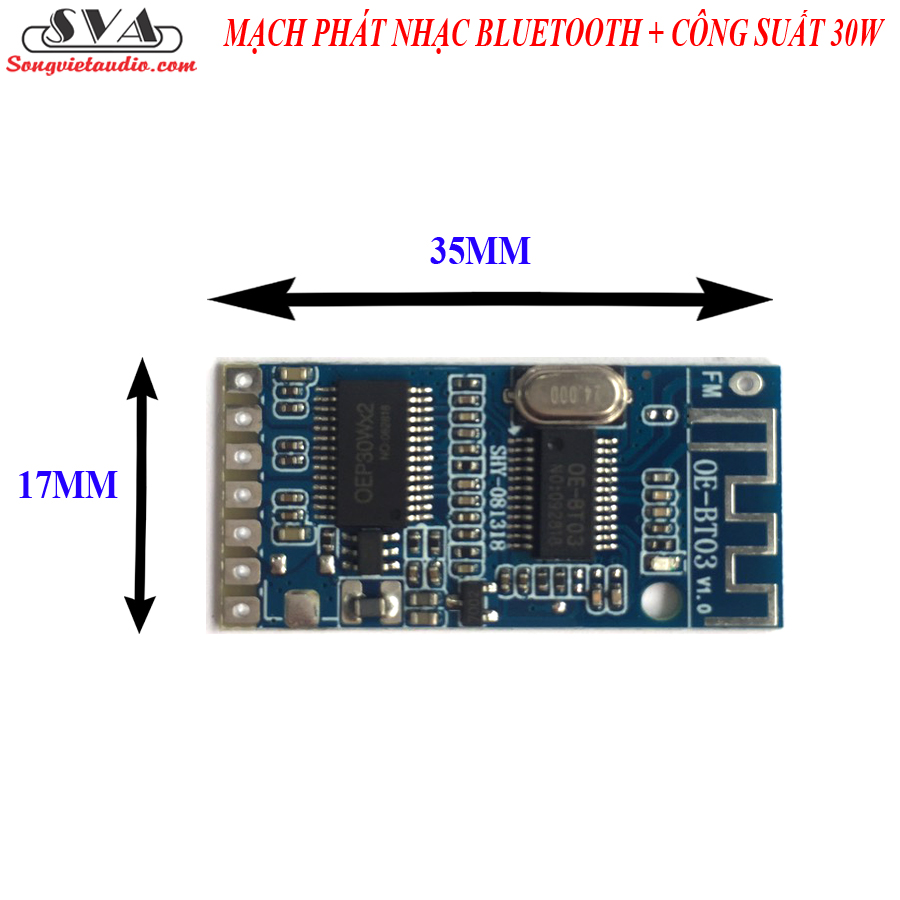 MẠCH PHÁT NHẠC BLUETOOTH 5.0 + CÔNG SUẤT 30W