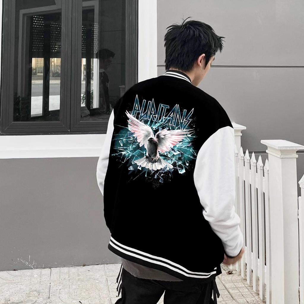 Áo Varsity Jacket BRITAN 4 Màu - Áo khoác Cardigan Bomber 3 màu Unisex phối bo siêu hot - OCEAN.CLO
