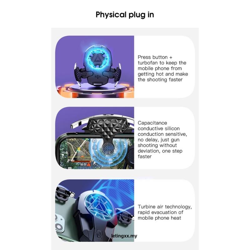 Đế Tản Nhiệt Kiêm Giá Đỡ Điện Thoại Chơi Game