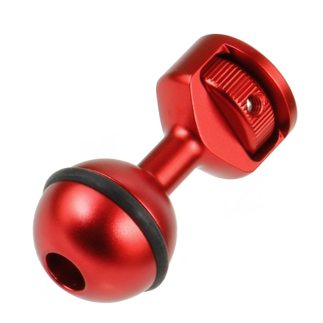 Nâng Cấp Đầu Bóng 1 Inch Sang Ốc Vít 1/4 Adapter Chân Đỡ Xoay 360 Cho GoPro 10 9 8 7 5 YI Camera Hành Động đèn Màn Hình