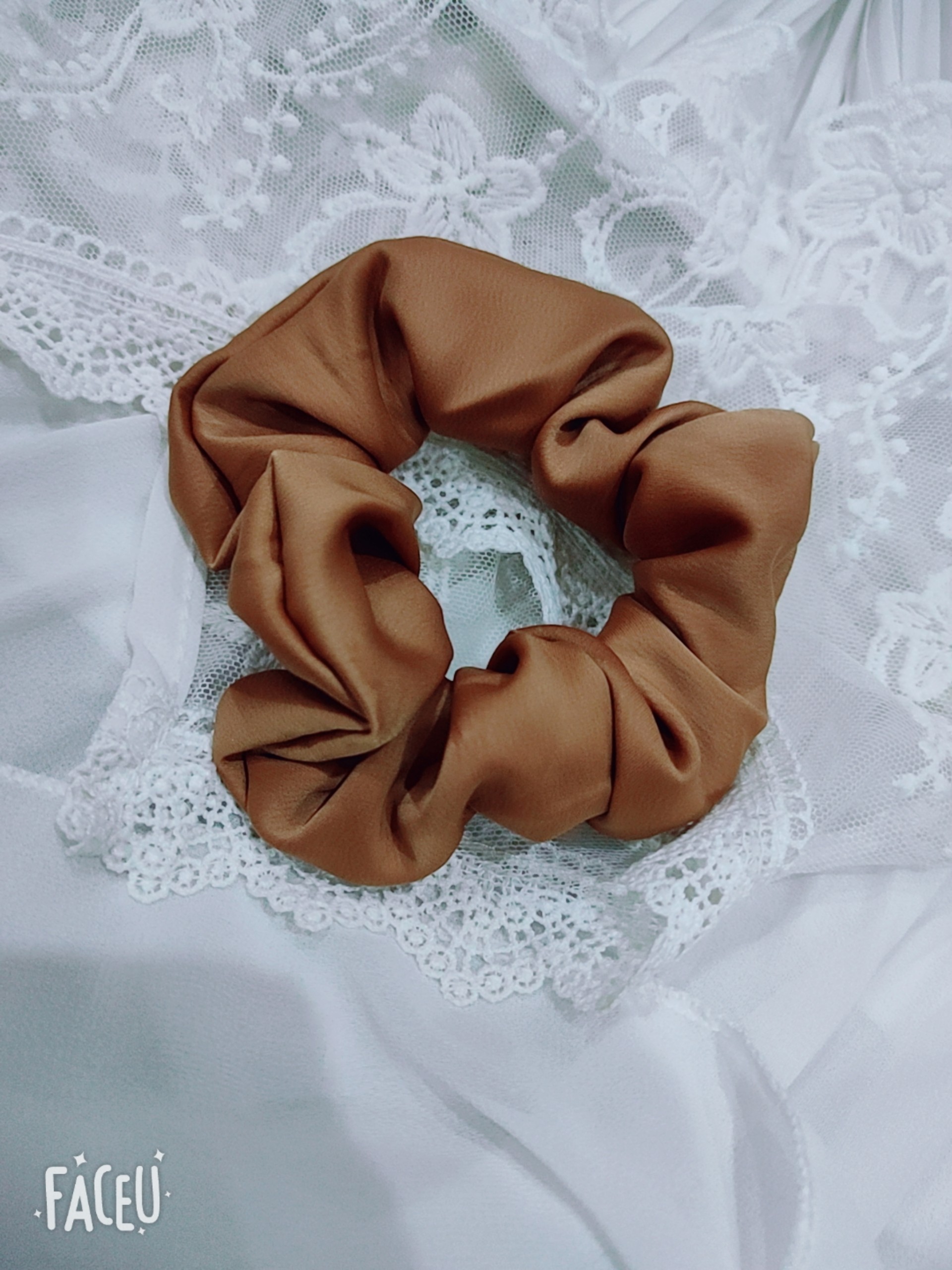 Dây buộc tóc scrunchies dây cột tóc chun buộc tóc nữ vải trơn dễ thương thời trang Hàn Quốc