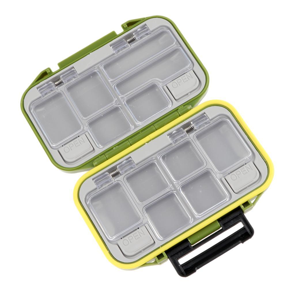 Premium Waterproof Plastic Fishing Lures Baits Hooks Tackle Storage Organizer Box - A Type / Small