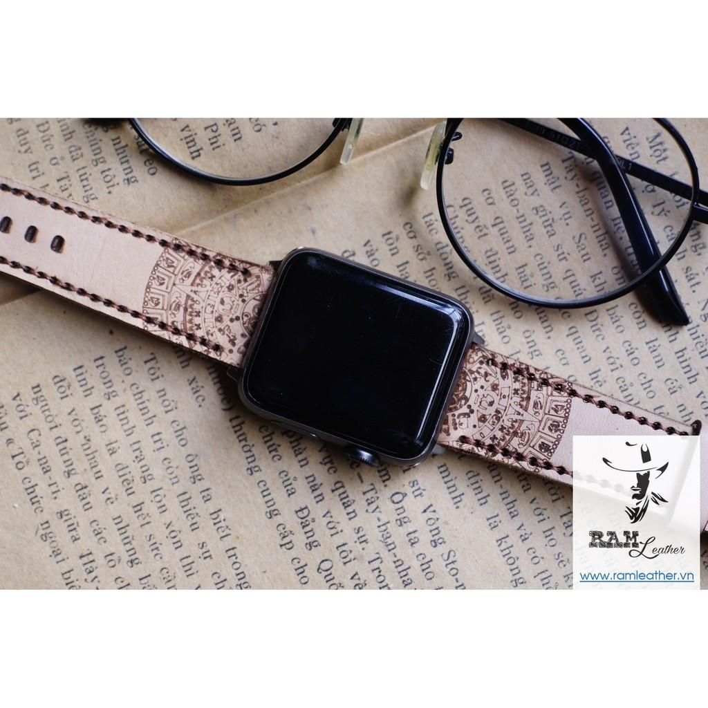 DÂY ĐỒNG HỒ DA BÒ VEGTAN  INCA - DA BÒ THẬT - RAM LEATHER -ĐỦ SIZE 18,20,22,CASIO,APPLE WATCH