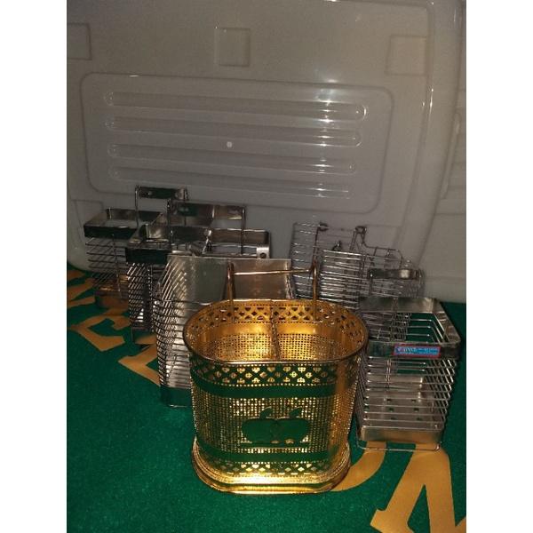 Giỏ đựng đũa 1/ 2 ngăn inox loại đẹp
