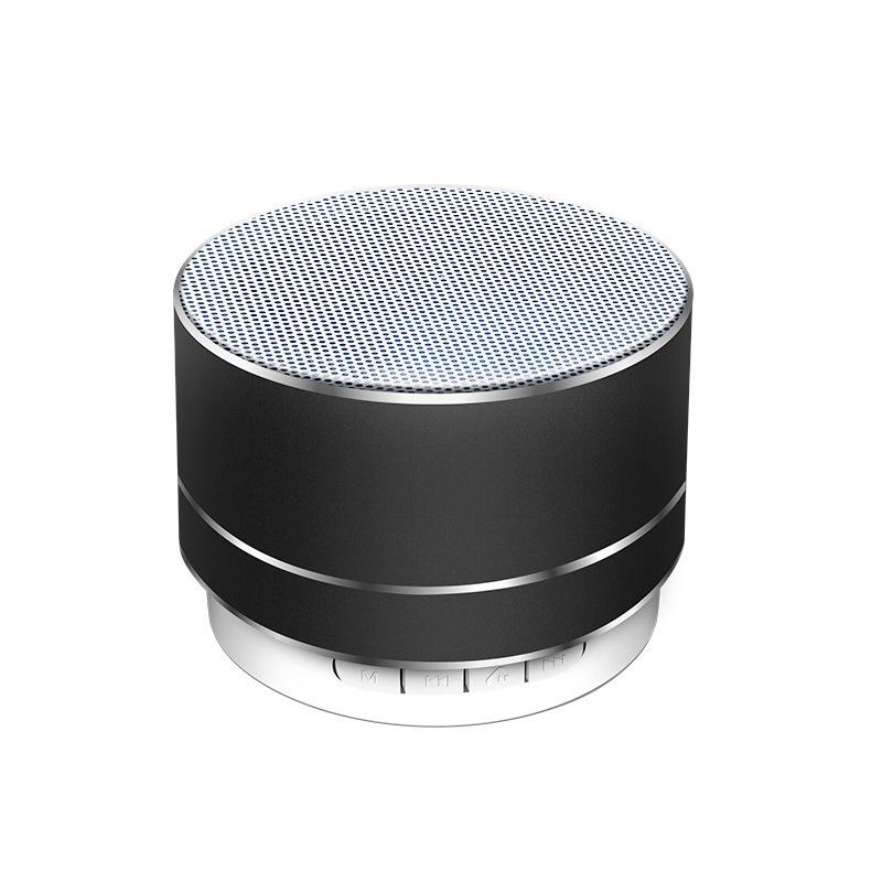 Loa di động Bluetooth không dây nhiều màu Macaron Creative Cartoon Mini Sound 5.0 Loa siêu trầm Quà tặng điện thoại di động Màu sắc: Đen