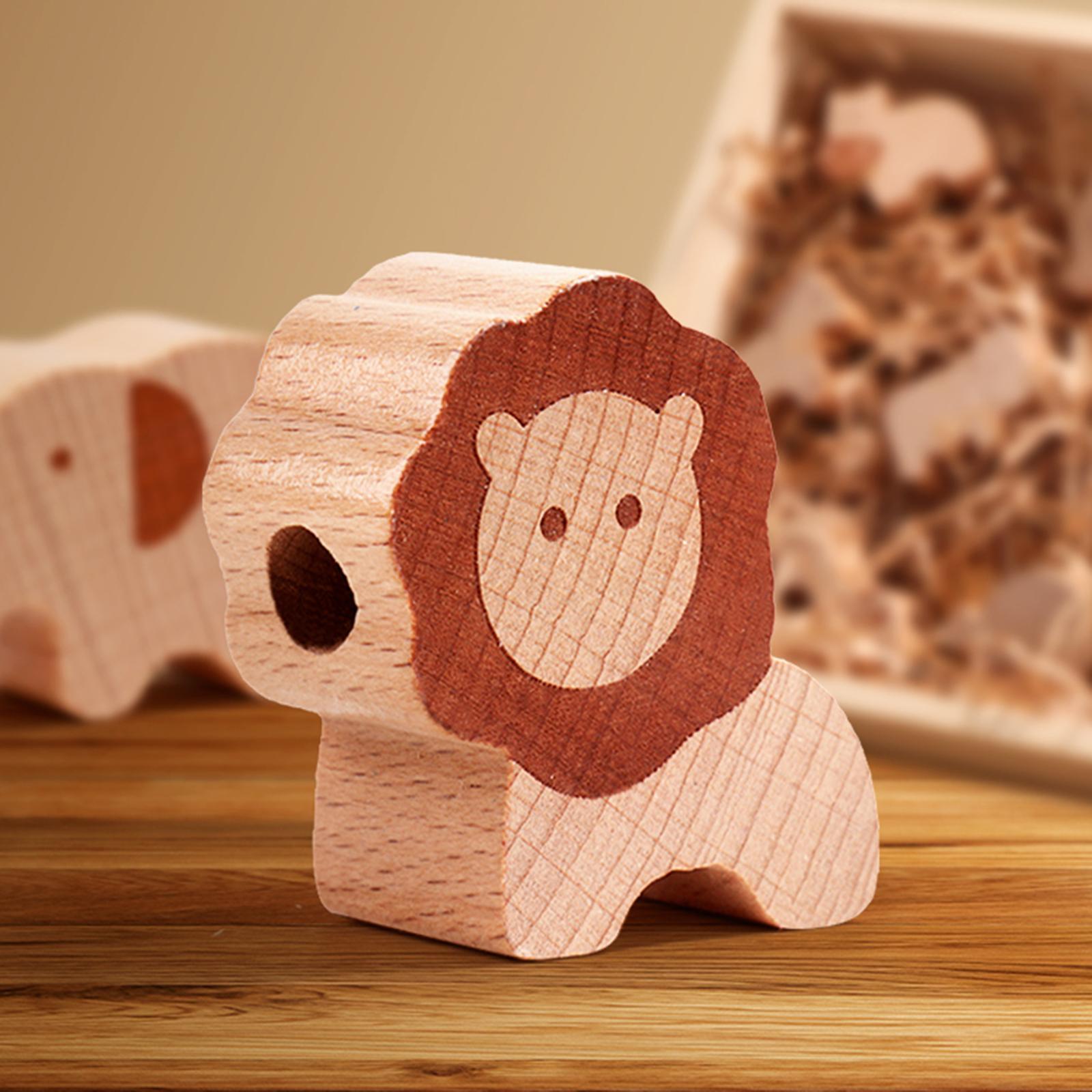 16x Animal Blocks Threading Toy Hand Eye Coordination for Children Toddlers