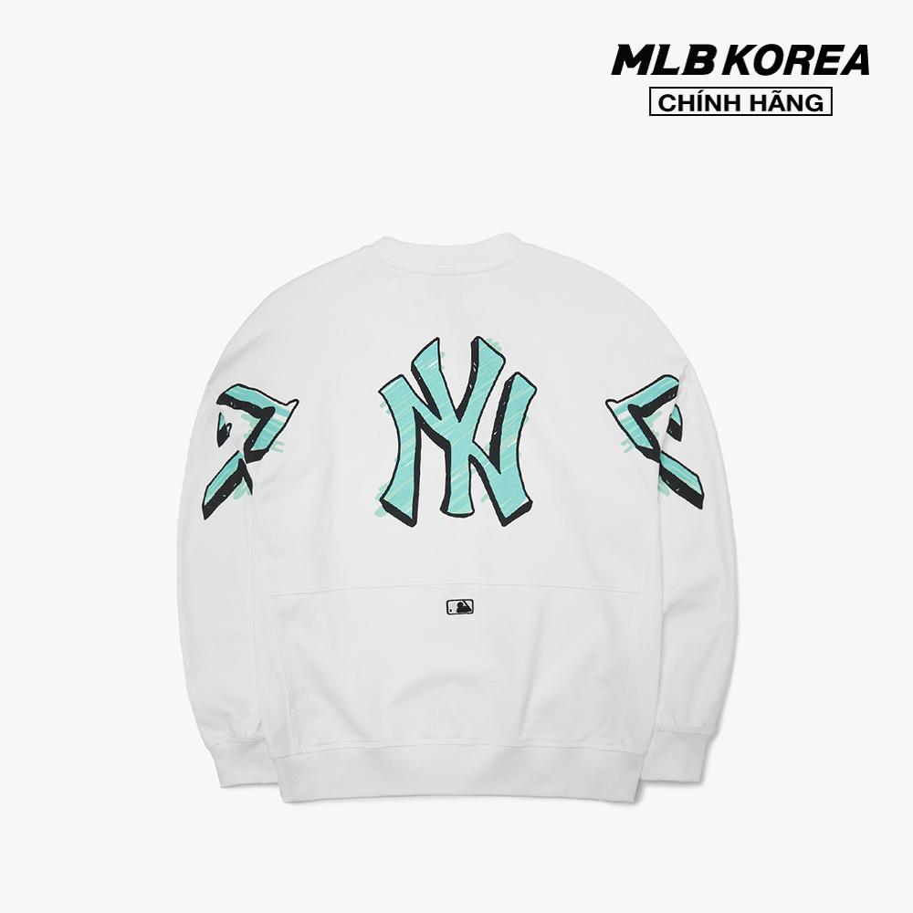 MLB - Áo sweatshirt phom suông tay dài Thin Ball Mega Logo 3AMTS0121