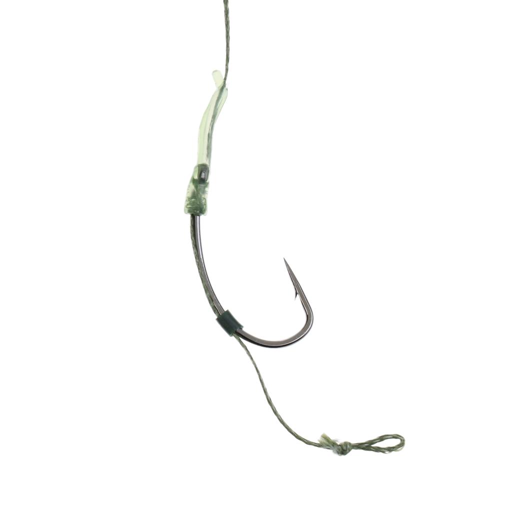 3x Carp Fishing Hair Rigs Braided Thread Carbon Steel Fishhook 6# 8# 10# 12#