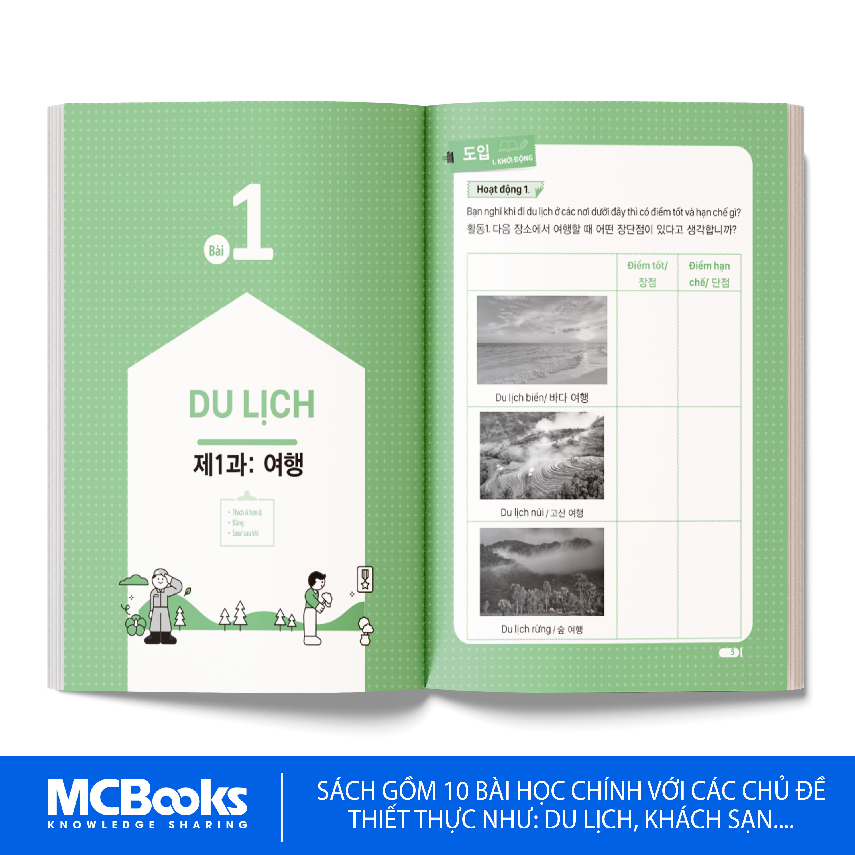 Sách - Combo Tiếng việt dành cho người Hàn Trung cấp