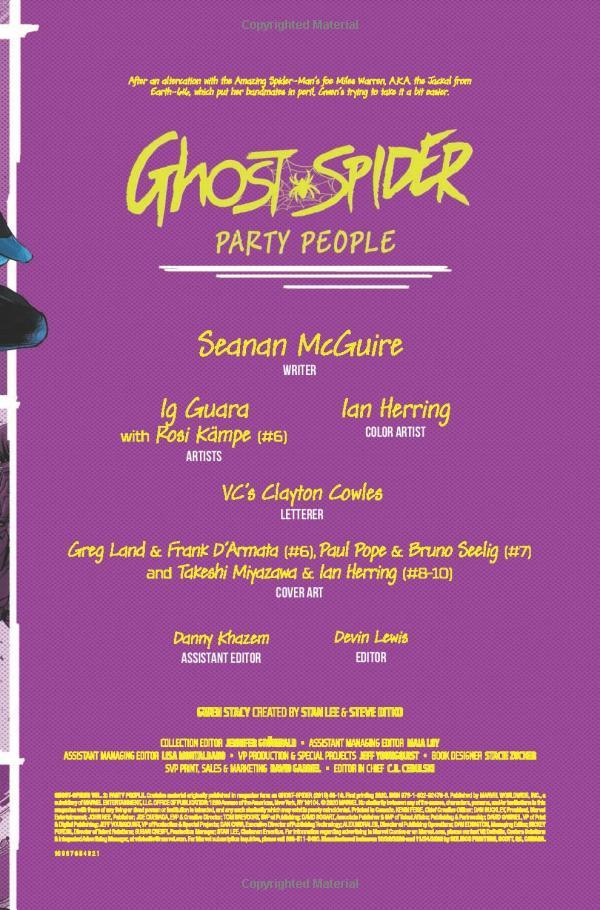 Ghost-Spider Vol. 2: Party People