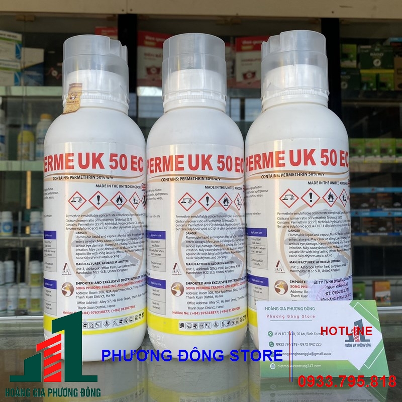 Thuốc diệt muỗi và côn trùng Perme UK 50 EC-1 lít