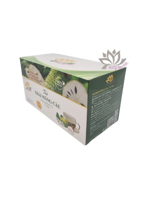 TRÀ TRÁI MÃNG CẦU TÚI LỌC HỘP 60G - HƯƠNG SEN VIỆT