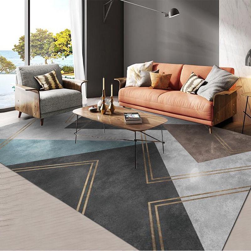 Thảm Trải Sàn Toàn Bộ Cạnh Giường Phòng Khách / Phòng Ngủ / Phòng Khách Chống Bẩn Phong Cách Bắc Âu