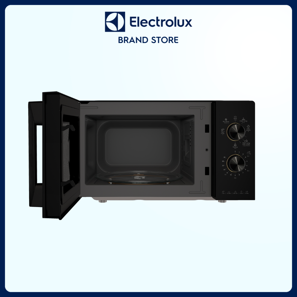 Hình ảnh Lò vi sóng để bàn tích hợp nướng Electrolux UltimateTaste 300 20L - EMG20K22B - Điều chỉnh đa dạng mức công suất, chương trình cài sẵn tiện lợi, rã đông nhanh chóng [Hàng chính hãng]