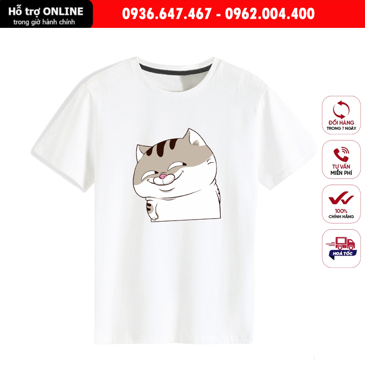 Áo Thun Unisex Nam Nữ Form Đẹp In Hình Ami Bụng Bự - Chất Vải Cotton Đẹp Mịn Mát