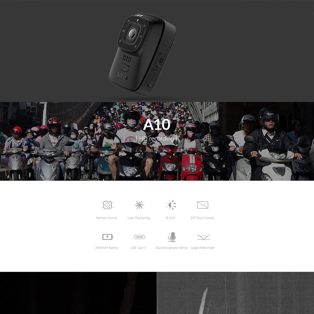Máy ảnh cơ thể có thể đeo được SJCAM A10