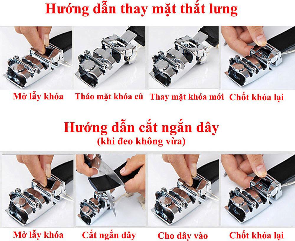 Mặt thắt lưng / mặt bạc lẻ khóa tự động
