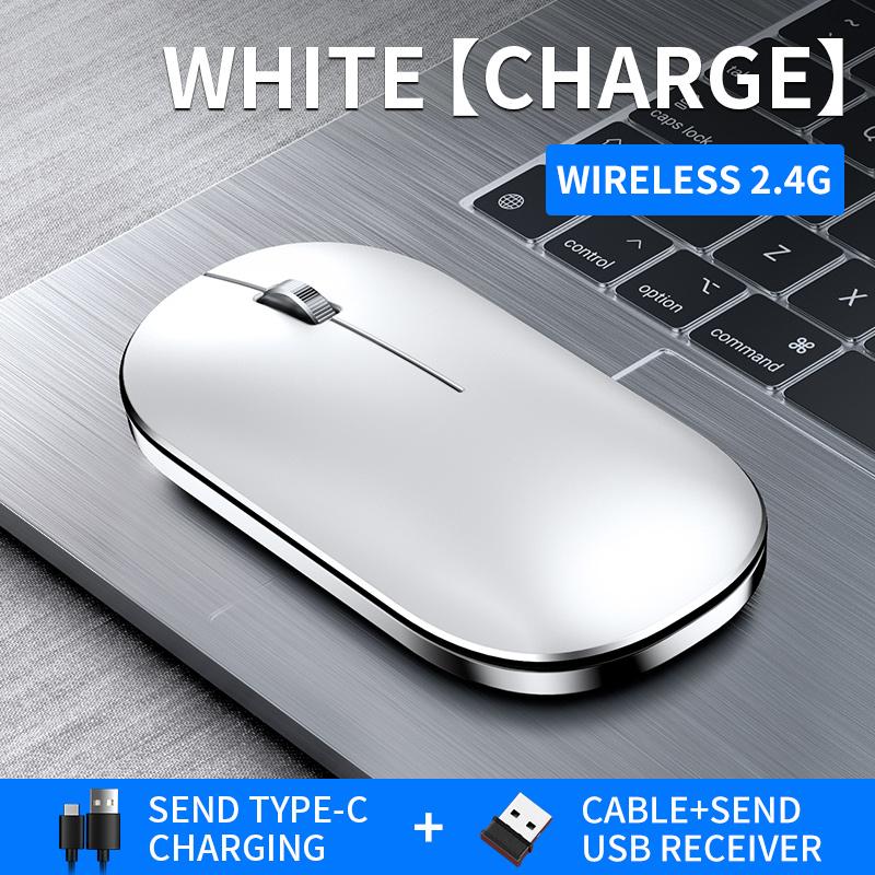 MC 502 2.4G Không Dây Bluetooth Chuột Tắt Tiếng Noiseless Sạc Không Dây Mous Với Đầu Thu USB Chuột