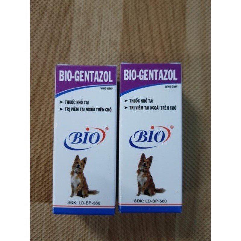 DUNG DỊCH NHỎ TAI BIO GENTAZOL 10ML CHO CHÓ