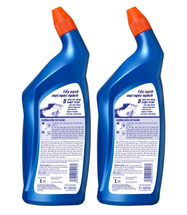 Nước tẩy Toilet Gift Siêu Sạch - Chai 1 Lít