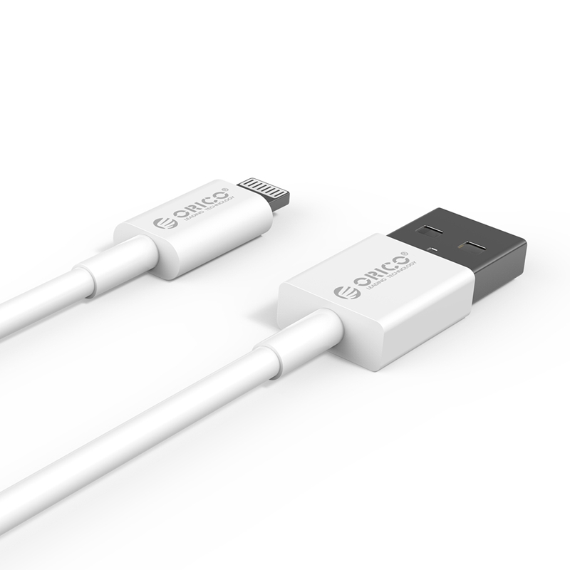 Cáp Sạc Iphone USB A Sang Lightning (MFI) ORICO- AL01-10-WH- Hàng Chính Hãng