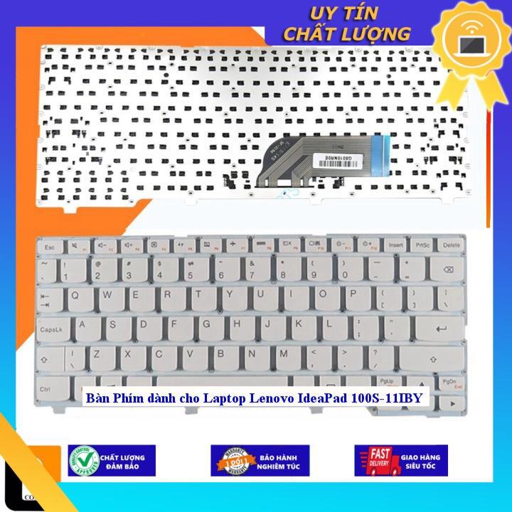 Bàn Phím dùng cho Laptop Lenovo IdeaPad 100S-11IBY -  MÀU TRẮNG - Hàng Nhập Khẩu New Seal