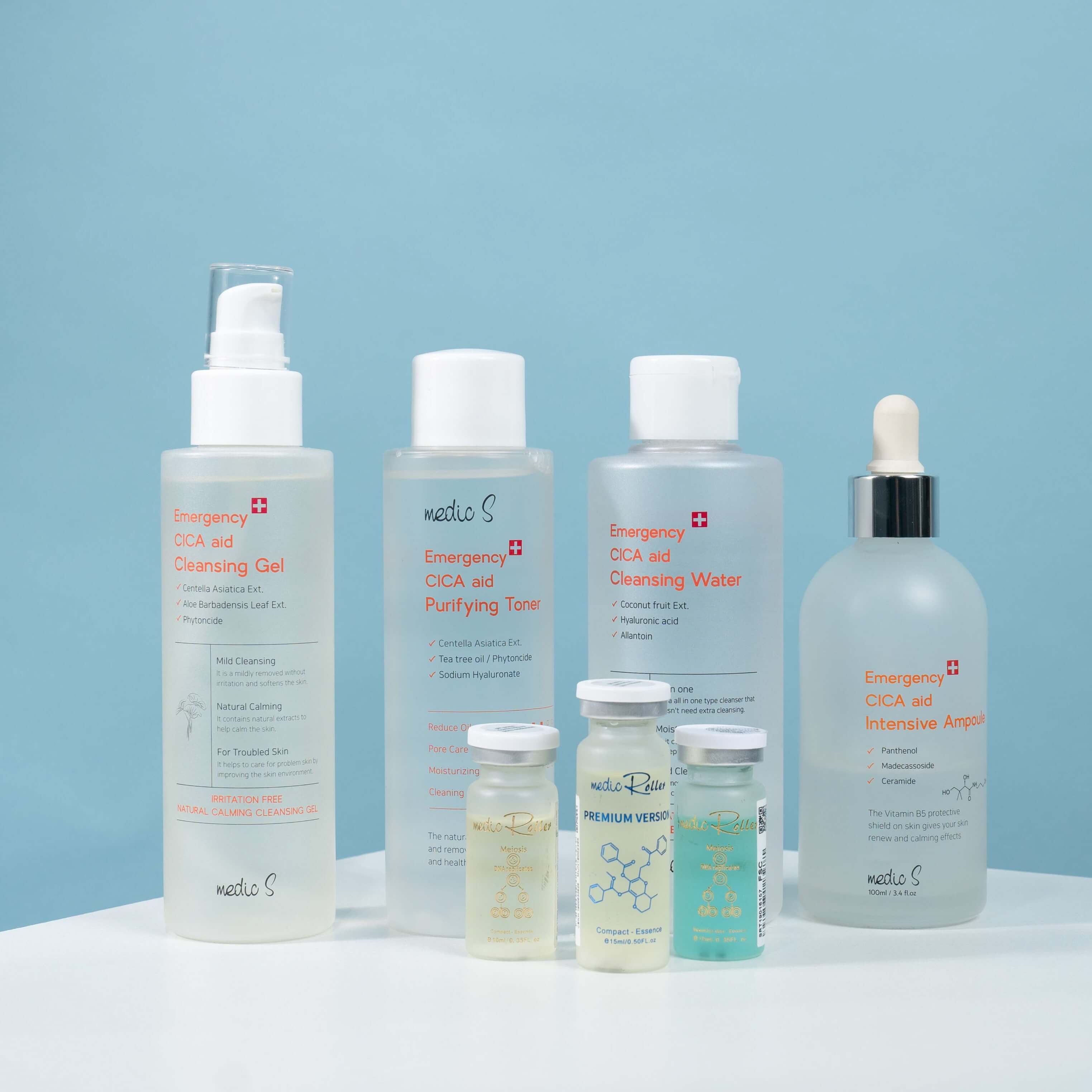 Sữa rửa mặt bảo vệ da khỏi vi khuẩn Emergency CICA aid Cleansing Gel MedicS 150ml - Giúp kiềm dầu, se khít lỗ chân lông, giữ ẩm, cung cấp dưỡng chất cho da, phù hợp mọi loại da, đặc biệt da dầu