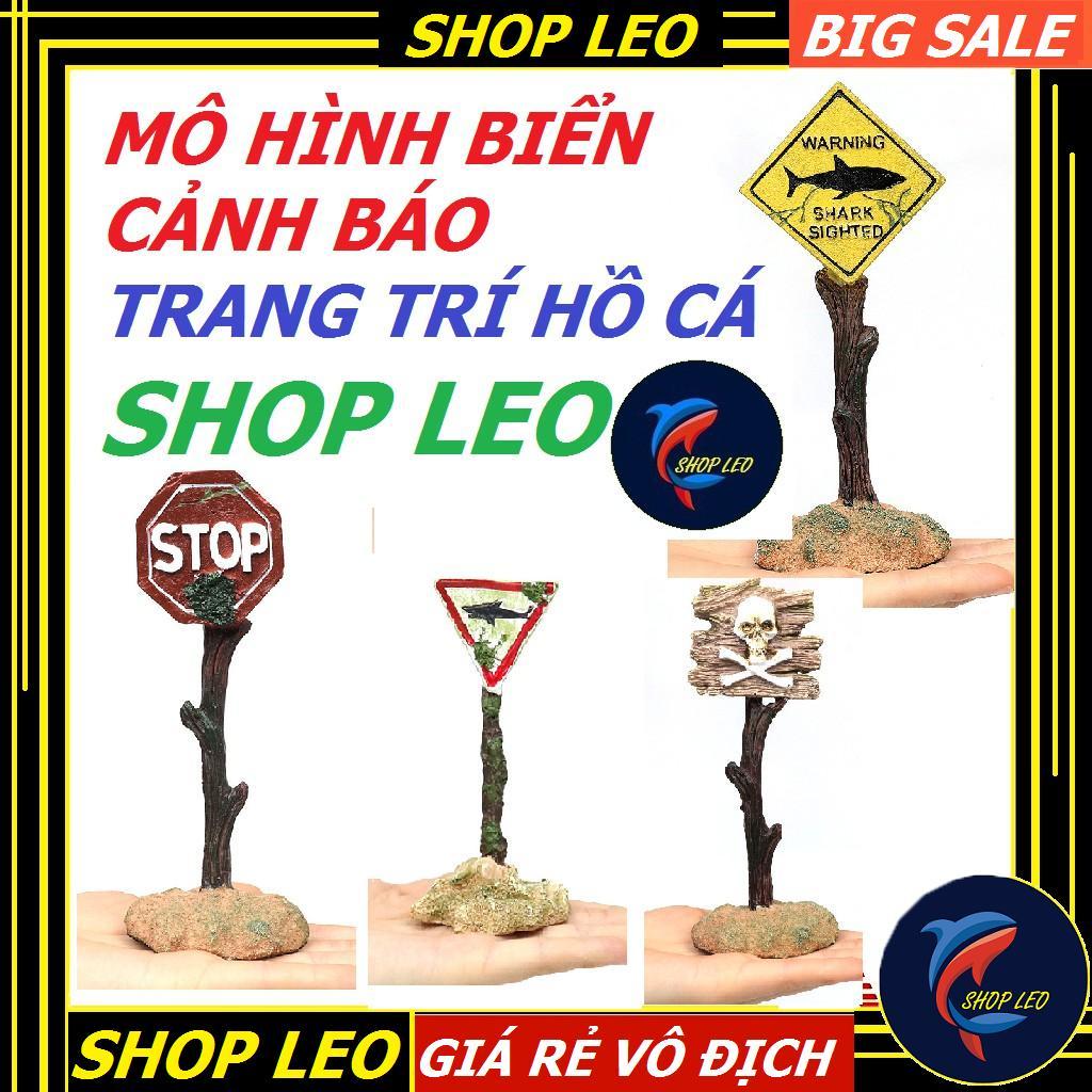MÔ HÌNH BIỂN CẢNH BÁO TRANG TRÍ HỒ CÁ ĐỘC ĐÁO - MÔ HÌNH HỔ CÁ