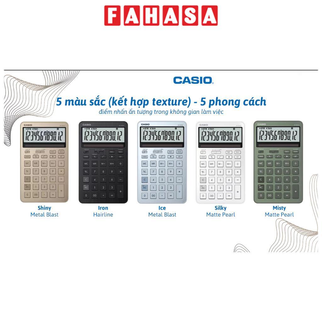 Máy Tính Văn Phòng Casio JW-200DQ-BU-W-DP - Màu Xanh Dương Nhạt