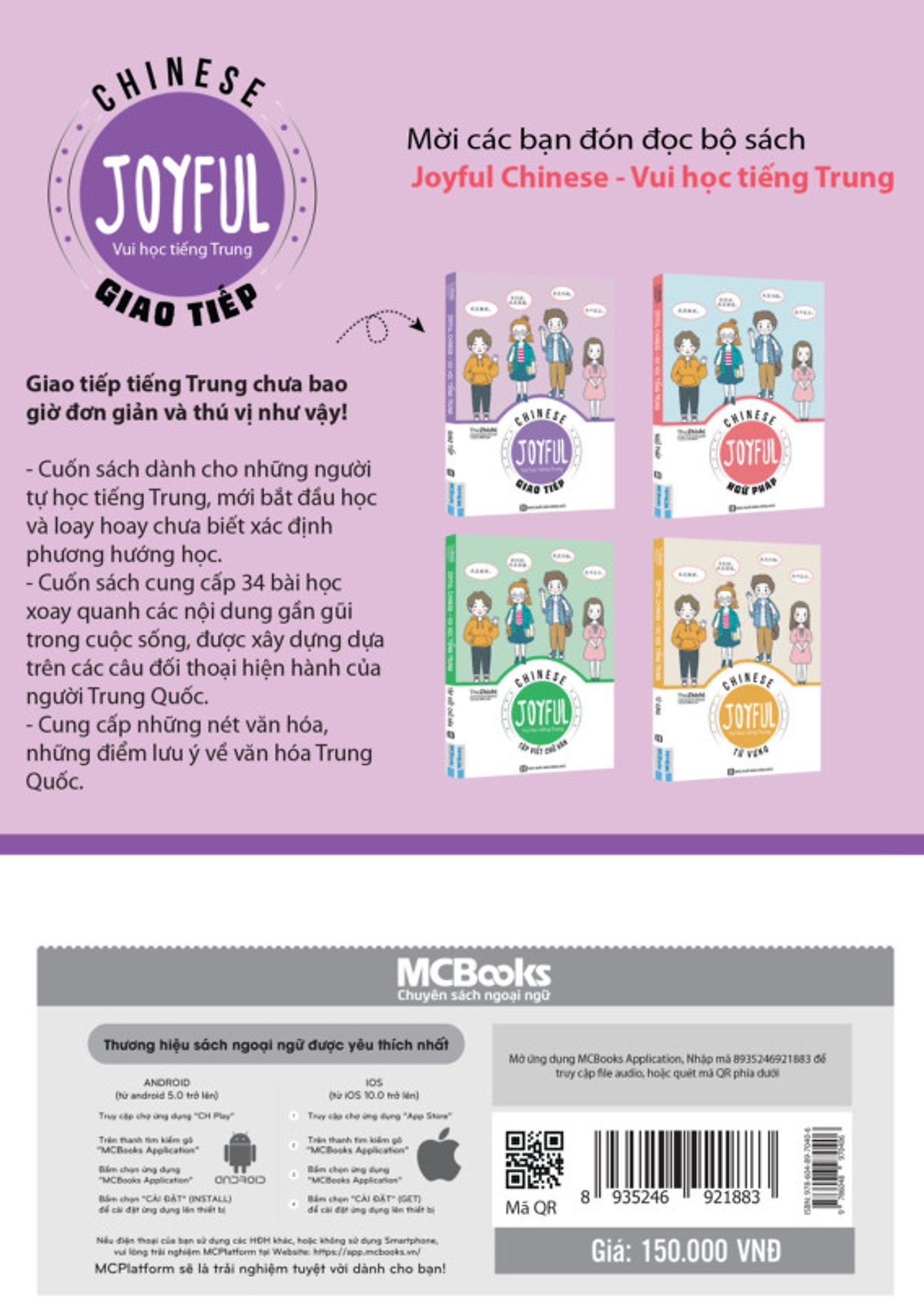 Joyful Chinese - Vui Học Tiếng Trung: Giao Tiếp ( tặng kèm bookmark )