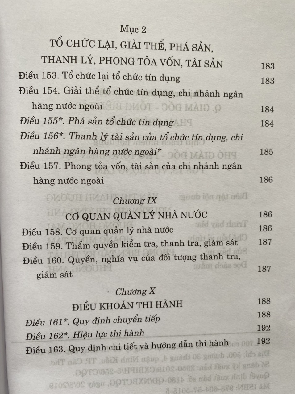 Luật Các Tổ Chức Tín Dụng