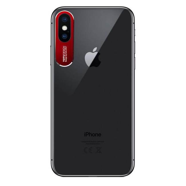 Ốp lưng chống sốc cho iPhone XS Max trang bị viền nhôm bảo vệ camera Hiệu Totu Sparkling - hàng chính hãng
