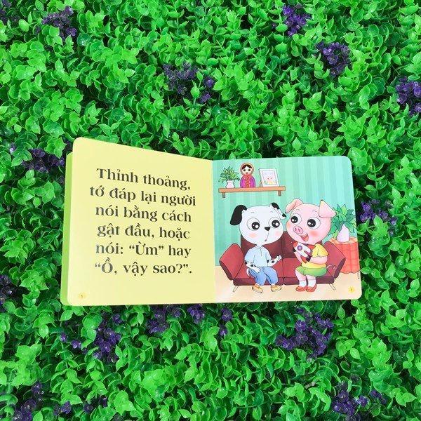 Kỹ Năng Giao Tiếp Ứng Xử Bằng Tranh Cho Bé - Bộ 8 Cuốn - Bản Quyền