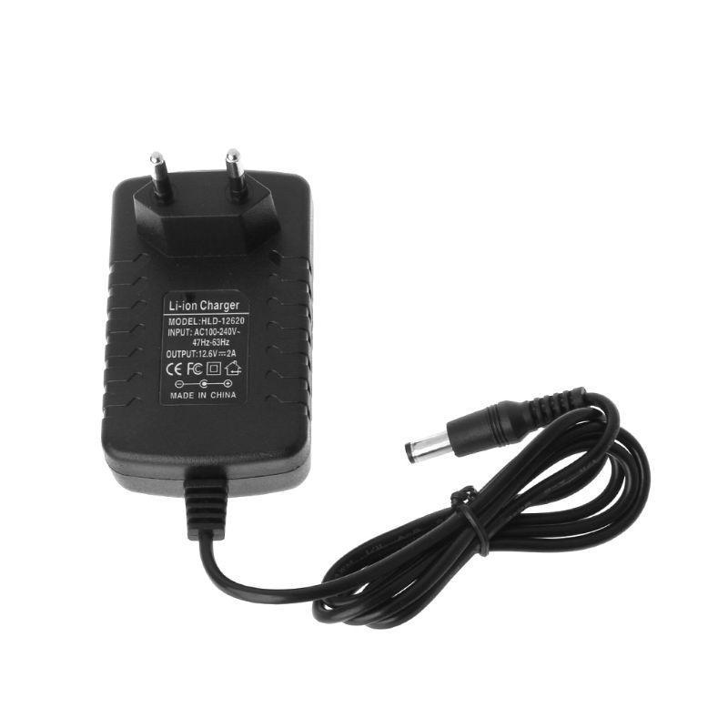 Bộ Sạc Pin Lithium 12.6v 2a 18650 Dc 5.5mm X 2.1mm