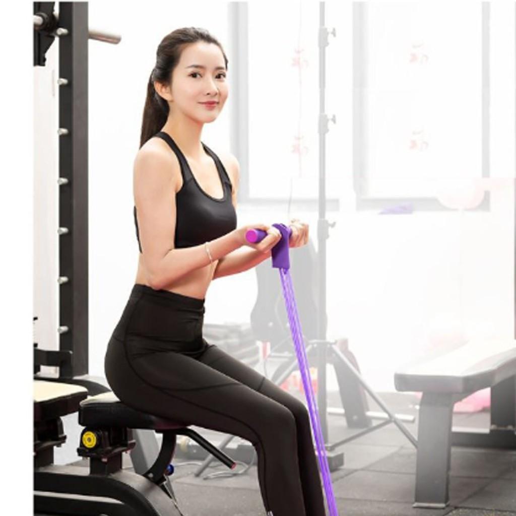 Dây Tập Cao Su Đàn Hồi Tập Thể Dục Dây Kéo Tập Cơ Bụng , Tập Gym Toàn Thân Tại Nhà Hiệu Quả