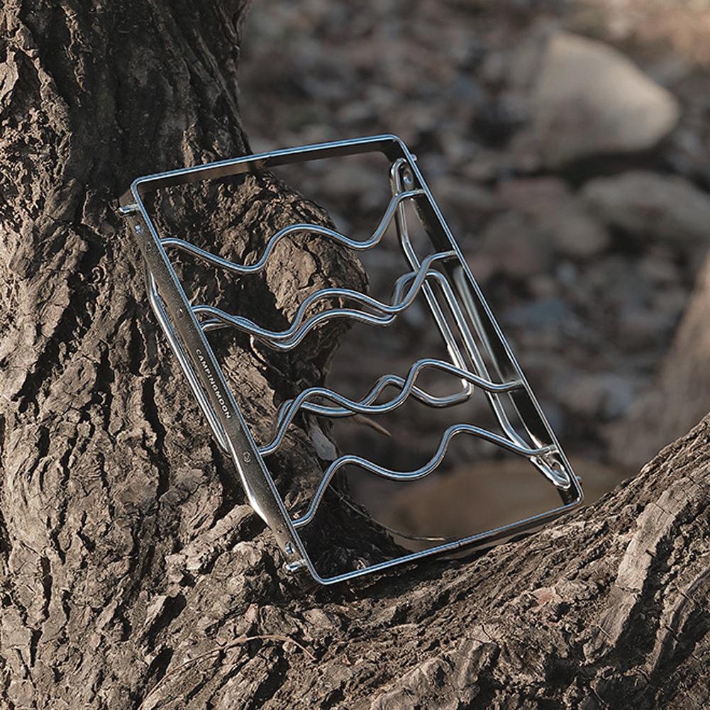 Vỉ Nướng Bbq Dạng Bàn Mini Théo Không Gỉ Campingmoon