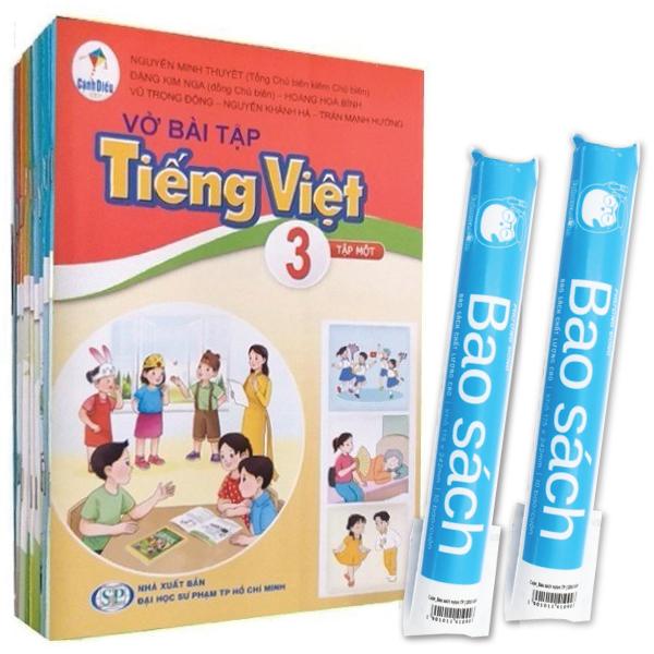 Sách Giáo Khoa Bộ Lớp 3 - Cánh Diều - Sách Bài Tập + 2 Bao Sách TP