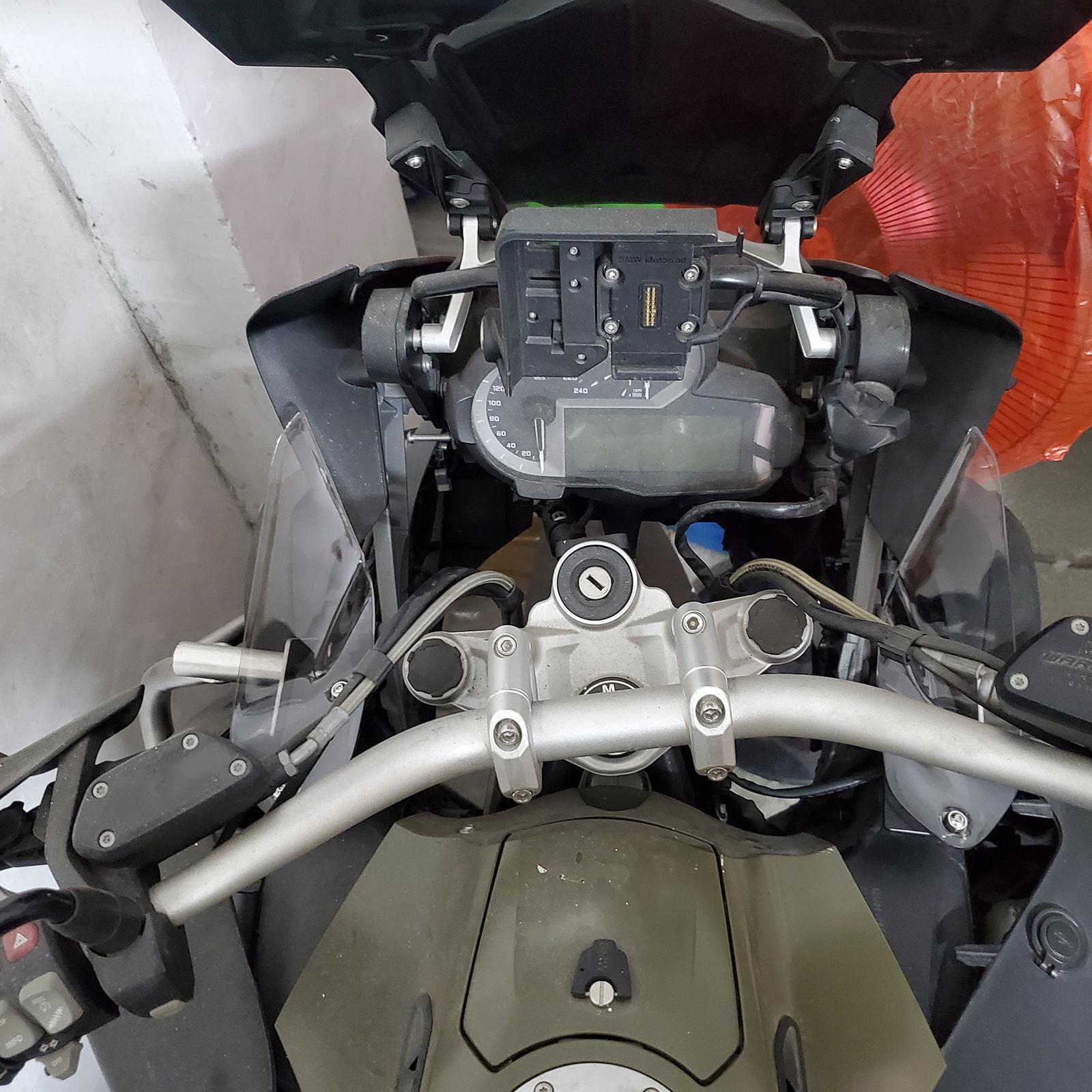 PC Motorcycle Windscreen Extension Spoiler Air Deflector for  R1250GS ADV