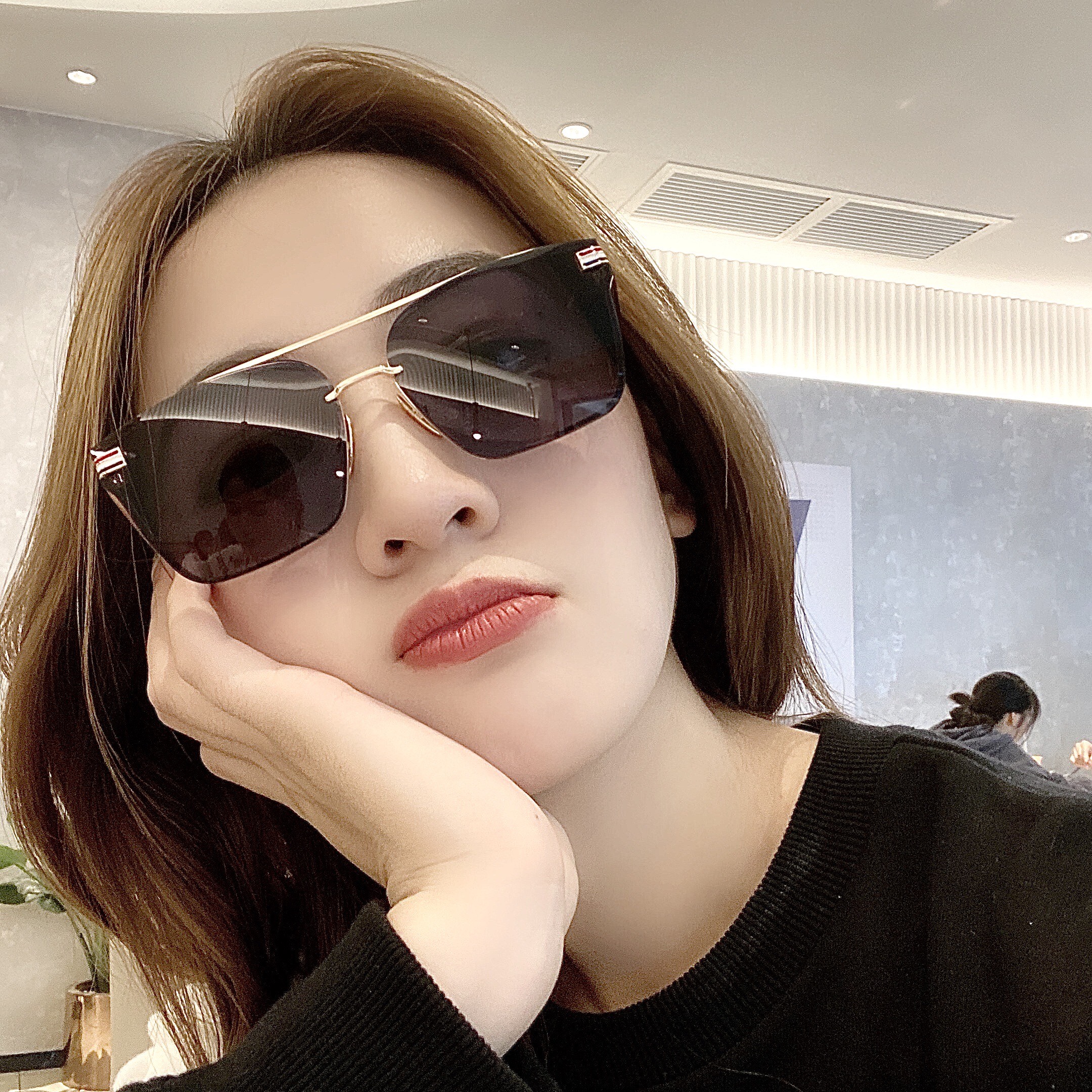 Kính mát dành cho cả nam và nữ Kasawi M14 kính mắt vuông kính thời trang nam, kính râm nam, kính chống tia cực tím, kính lái, lái xe, gọng hợp kim thép