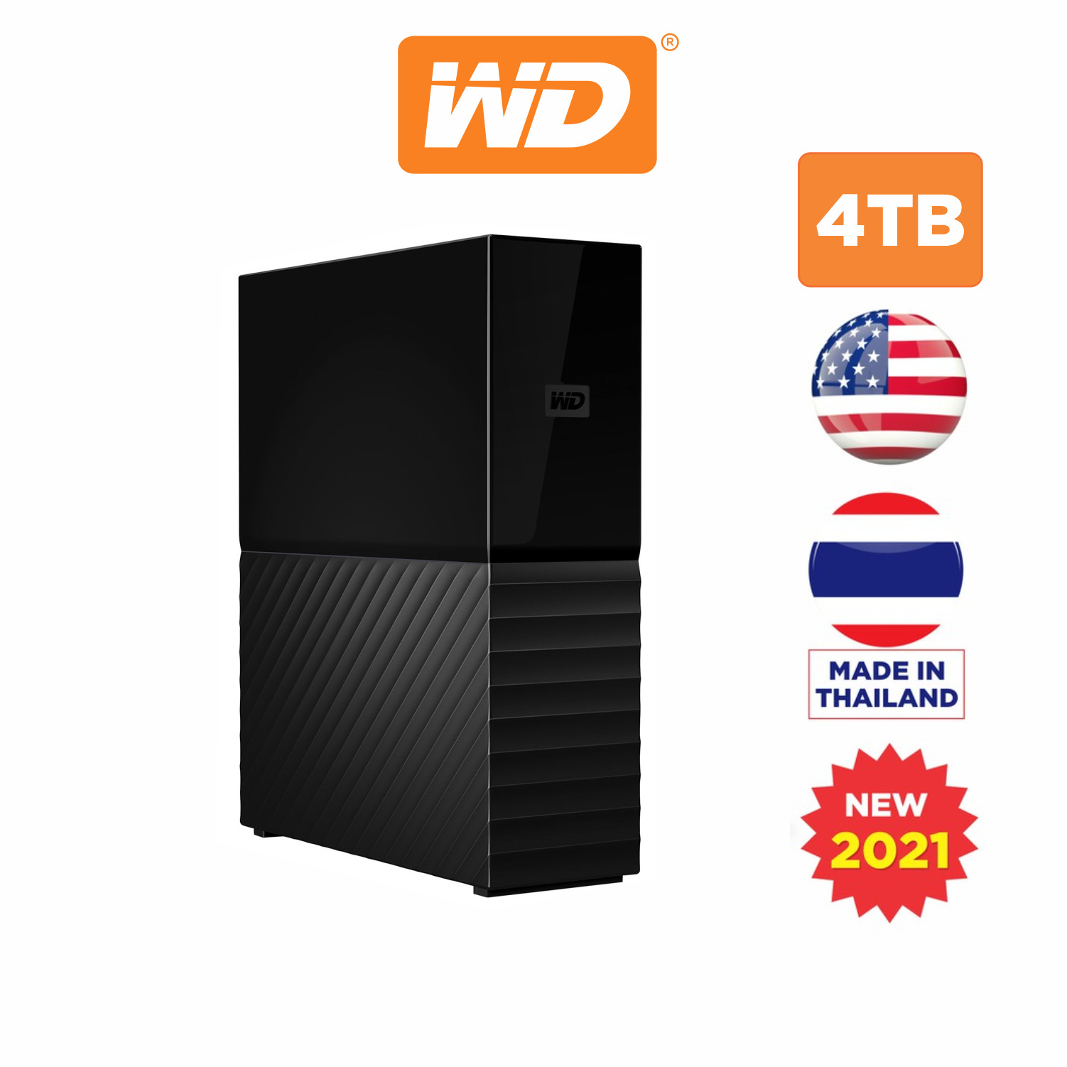 Ổ Cứng Di Động WD My Book 4TB USB 3.0 - WDBBGB0040HBK-SESN - Hàng Chính Hãng