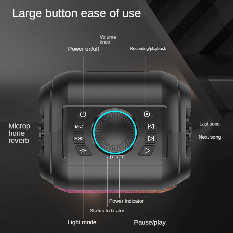 Caixa de Som Party Bluetooth Loa di động Vùng loa không dây điện không dây lớn