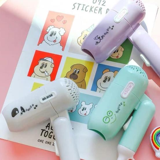 Máy sấy tóc hình thú mini gấp gọn-dùng đi du lịch tiện lợi