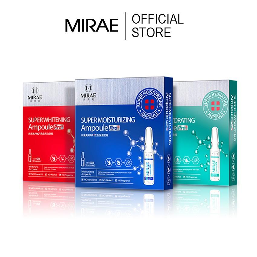 Mặt nạ phục hồi da Mirae EX8 Phút giúp da căng mịn 20g 1.5ml/ống, 20ml/miếng