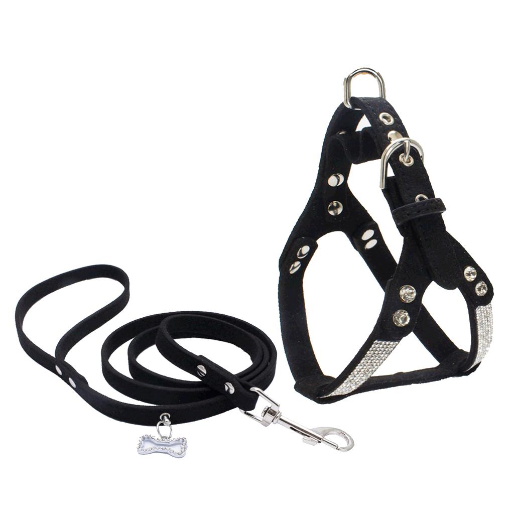 Adjustable Pet Dog Harness Anti-Twist Leash Set for Small Medium Large Dogs