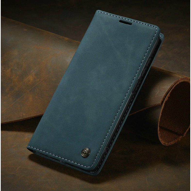 Bao da bò thật dạng ví chính hãng Caseme dành cho Xiaomi Mi 10T Pro